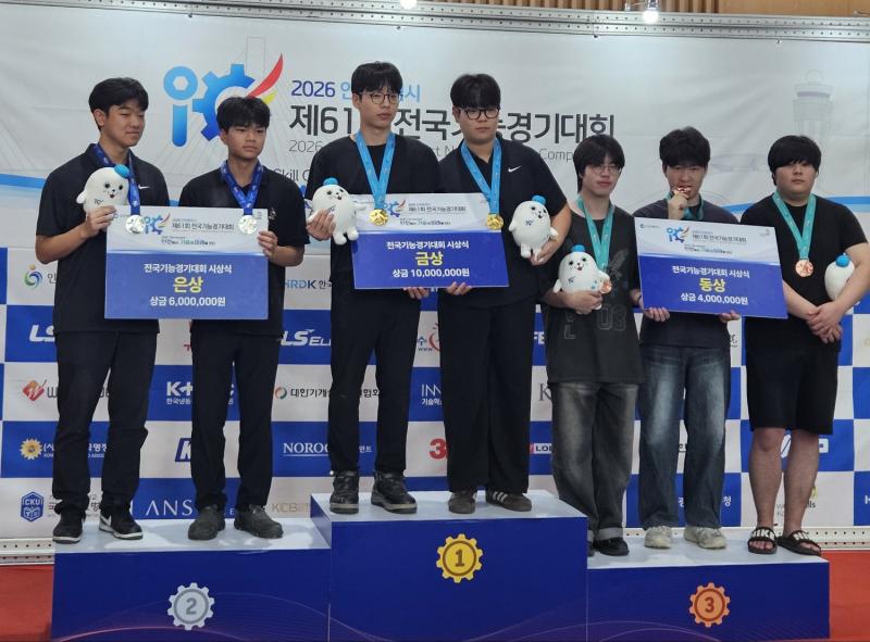 제61회 전국기능경기대회 출전, 전북자치도 선수단 우수한 성과 거둬