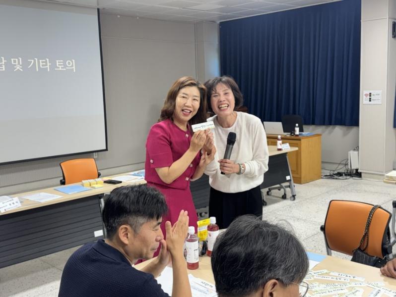 사향희 장수교육장, 취임 후 첫 학교 관리자와 소통
