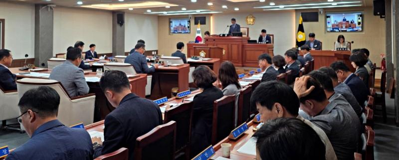 장수군의회 제387회 제1차 정례회 폐회