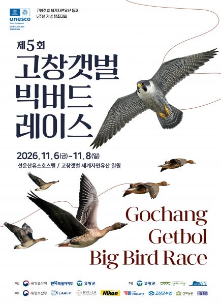 고창군, 고창갯벌 빅버드레이스 21일부터 참가팀 모집