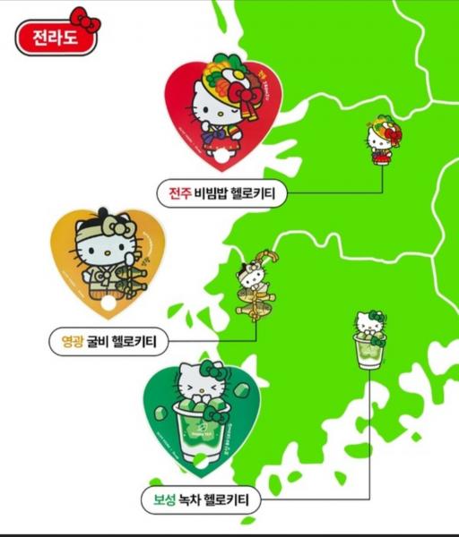 전주비빔밥, 헬로키티 디자인에 활용