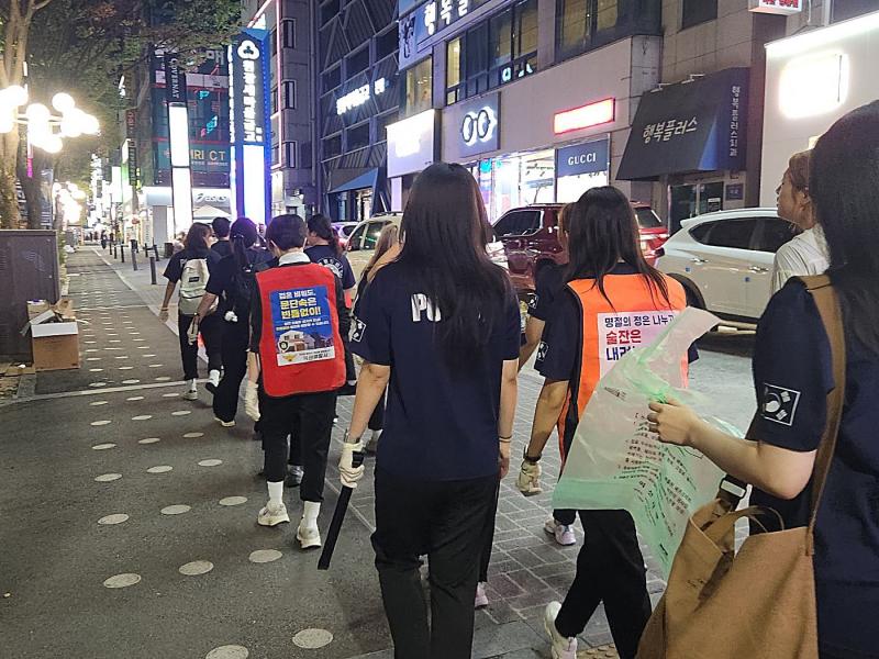 익산경찰, 청년 시민들과 함께하는 범죄 예방 캠페인
