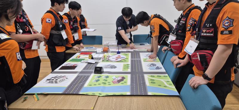  익산소방서, 원광대병원 DMAT·보건소와 다수사상자 도상훈련 실시