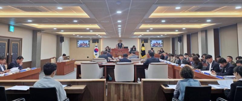 장수군의회 제388회 임시회 개회