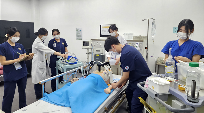  원광대학교병원, 3년 차 간호사 대상 ‘2026년도 응급대응 역량 강화 교육’ 실시