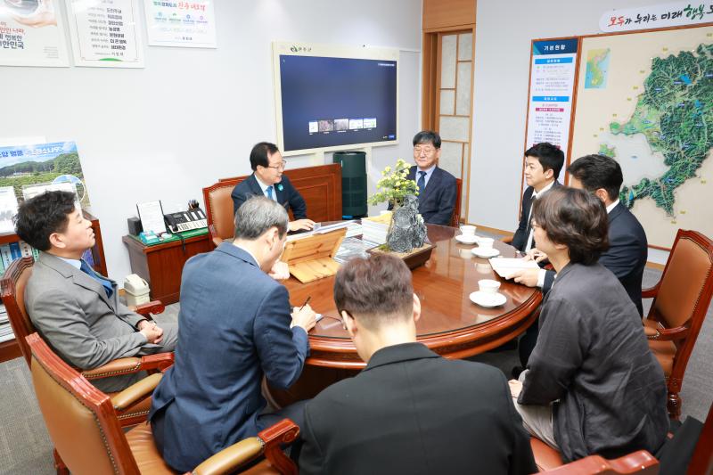 완주군-전북연구원, 정책간담회 '원팀 소통' 강화