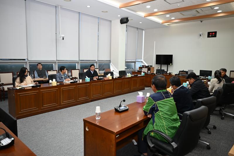 완주군의회 김규성 산업건설위원장, 친환경연료화시설 주변마을 주민과 소통