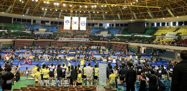 전국학교스포츠클럽 축전 탁구대회 전북서 열려